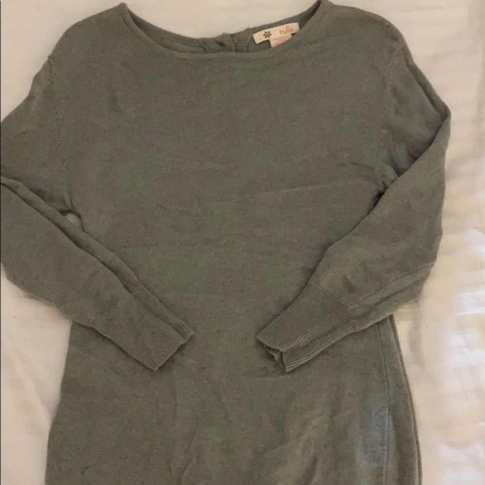 Knit sweater dress